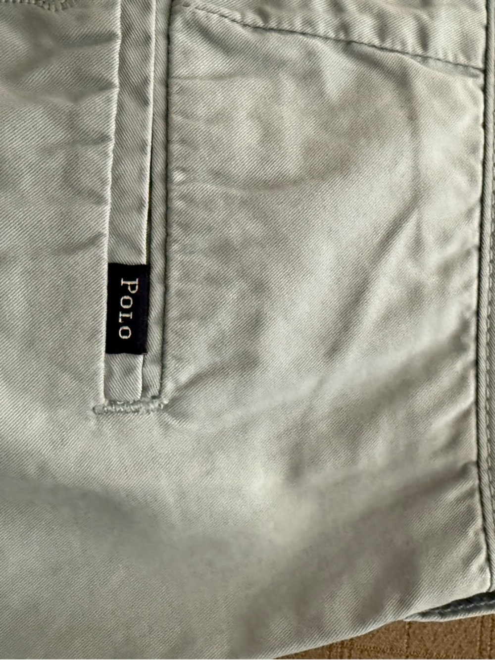 Polo Light Sage Casual Shorts with Side Pocket